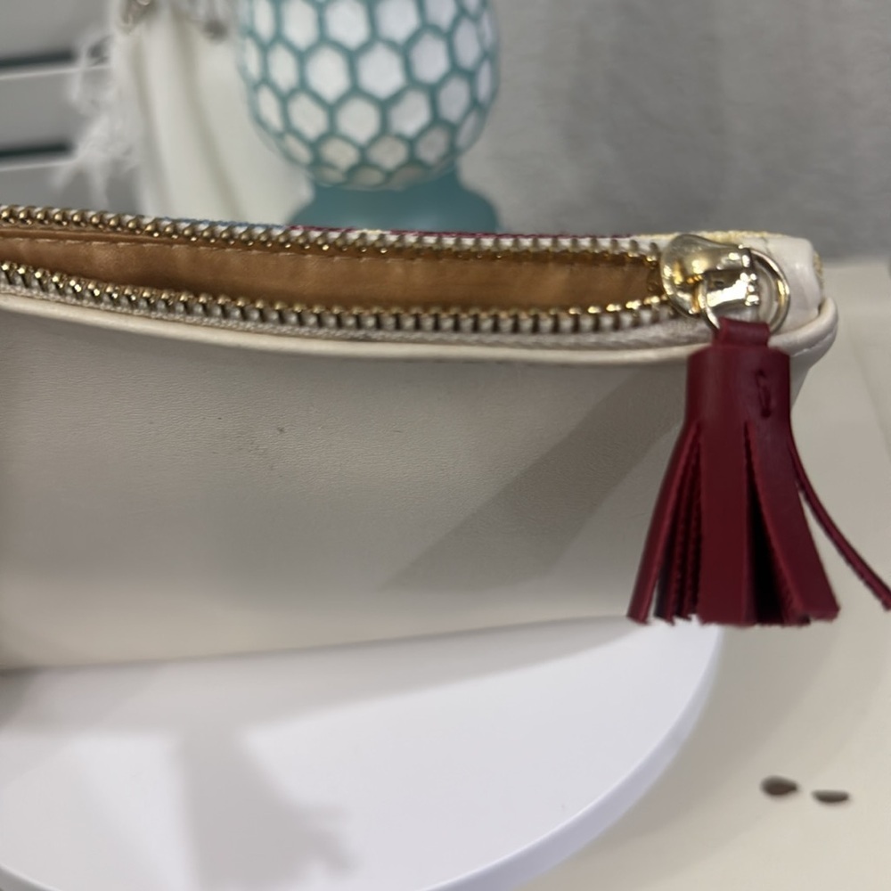 RACHEL PALLY Anthropologie Bloom Floral Folding Clutch Bag Tassel Zip Cl… - Picture 4 of 8